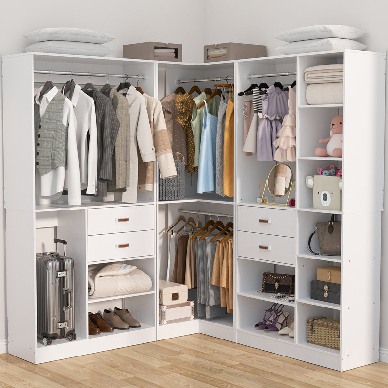 Rebrilliant Natashia 71'' - 110'' W Freestanding Closet System